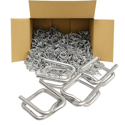 1000 Metal Buckles For 12mm PP Hand Pallet Strapping